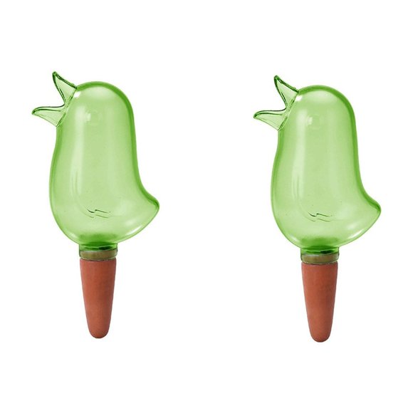 YUTK 1 Gallon Watering Can,Bird Creatives Flower Watering Device Water Drip Green Plant Potted Automatic Device Household Appliance Water Seepage Device,Green