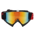 thumbnail image 4 of Lunettes de Motocross, Lunettes Anti-Vent Anti-Sable Anti-Impact pour VTT Antidérapantes avec Boîte de Rangement pour Hommes pour le Patinage Monture Noire Lunettes Rouges,Monture Bleue Lunettes de Couleur, 4 of 8