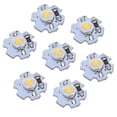 thumbnail image 2 of Light Source Chip, LED Lamp Bead High Power 0.5W 5V 25Pcs Easy To Install With Aluminum Plate For DIY Lighting Fixtures For Flashlights Natural Light: 4000-4500K, 2 of 8