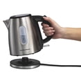 thumbnail image 3 of Hamilton Beach Cordless Electric Kettle, Stainless Steel, 1.2 L (5 Cup), 1500 Watts, Automatic Shutoff, 40852C, 3 of 7