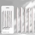 thumbnail image 4 of SIYTUAU White Gel Pens 5 Pack 0.5Mm Fine Point Retractable Quick Dry Ink Pens For Writing Exams School Supplies White 5 Gel Pens White, 4 of 7