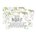 thumbnail image 1 of Inkdotpot 30Floral Gender Neutral Baby Shower Book Request Cards Bring A Book Instead Of A Card Baby Shower Invitations Inserts Games, 1 of 6