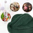 thumbnail image 4 of Unique Bargains Needle Felting Wool, 3.5Oz Nature Fibre Wool Yarn Roving for Wet Felting, Handcrafts (Light Dark Green), 4 of 6