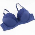 thumbnail image 4 of Jovati Everyday Bras for Women, Seamless Push Up Design with Lace Trim, Breathable Polyester-Spandex Blend, Non-adjustable Shoulder Straps, Full Coverage Fit, Suitable for Daily Wear, 4 of 4
