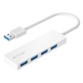 thumbnail image 1 of BYEASY Hub USB, Hub USB 3.0 4 Ports, Hub de Données Portable Slim Applicable pour iMac Pro, MacBook Air, Mac Mini/Pro, Surface Pro, PC Portable, Ordinateur Portable, Clés USB, Tesla Modèle 3 et HDD Mobile (Blanc), 1 of 15