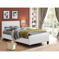thumbnail image 1 of Solid Wood Bed with jewels - Where Serenity Meets Style - White Colour, 1 of 2