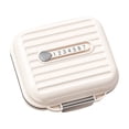 thumbnail image 1 of FHBVT Organisateur de Médicaments Portable Sécuritaire 7 Jours 3 Repas par Jour Boîte de Rappel de Pilules Compacte Mini Format Bonbon pour Voyage Usage Quotidien Personnes Âgées Gestion des Médicaments Petit Distributeur de Pilules Boîte de Rangement, 1 of 4
