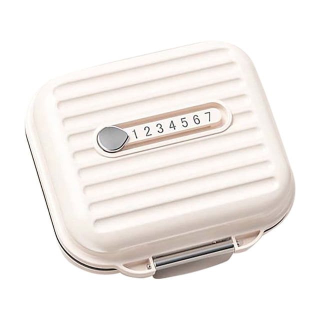FHBVT Organisateur de Médicaments Portable Sécuritaire 7 Jours 3 Repas par Jour Boîte de Rappel de Pilules Compacte Mini Format Bonbon pour Voyage Usage Quotidien Personnes Âgées Gestion des Médicaments Petit Distributeur de Pilules Boîte de Rangement