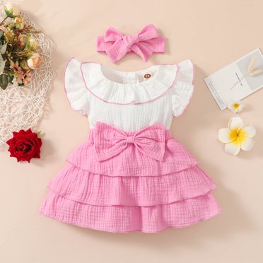 Liquidation & Promo, Robe d'Été pour Filles, Nouvelle Robe Sans Manches à Volants en Dentelle, Broderie Imprimée, Jupe Princesse avec Nœud, Mode Décontractée, pour Usage Quotidien, Matériau Respirant, Design Élégant Mode Féminine
