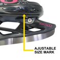 thumbnail image 3 of SOFTMAX INSULATED ADJUSTABLE ICE SKATE FOR KIDS- 3 SIZES ADJUSTMENTS (BK/PK, X-SMALL), 3 of 4