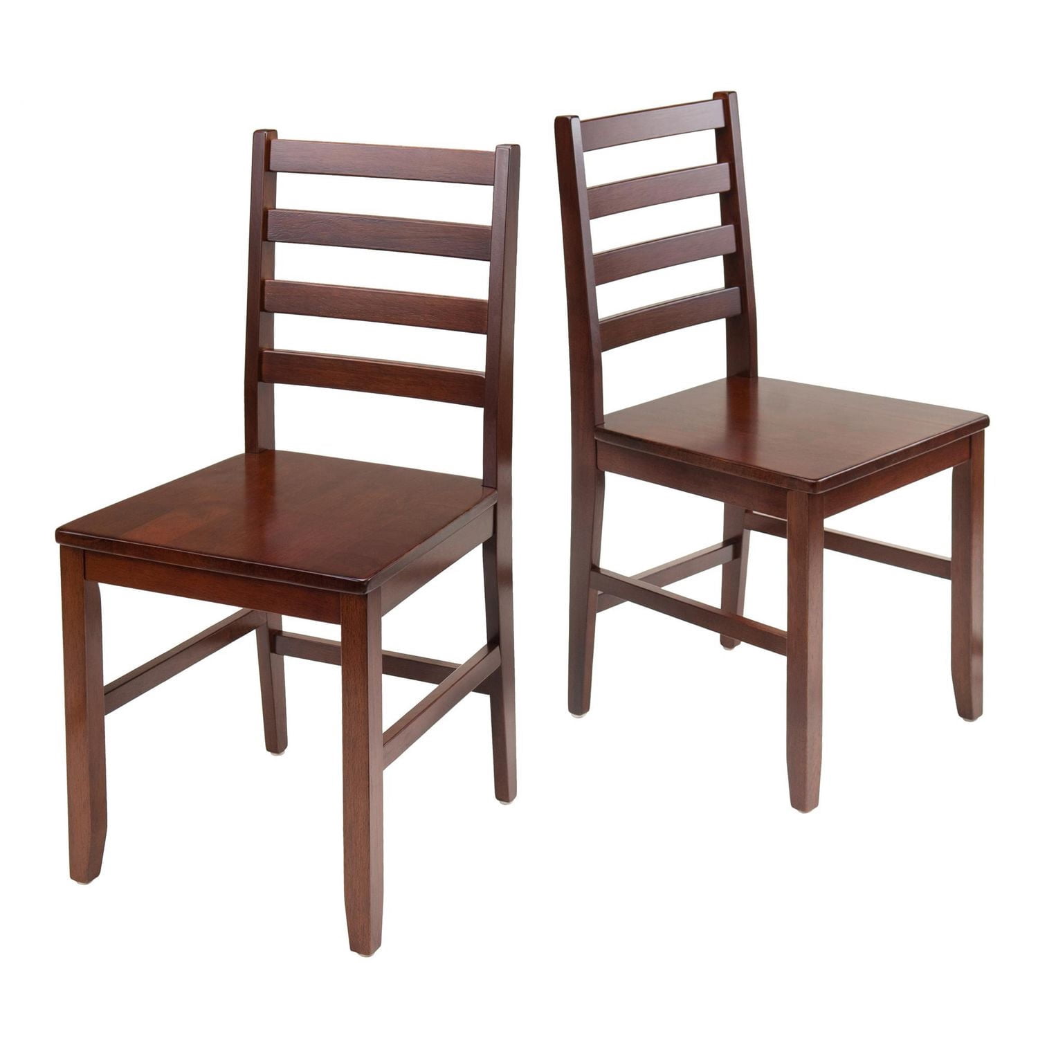 Table ronde à abattants 5 pièces Alamo avec 4 chaises Hamilton à dossier à barrettes de Winsome - 94565
