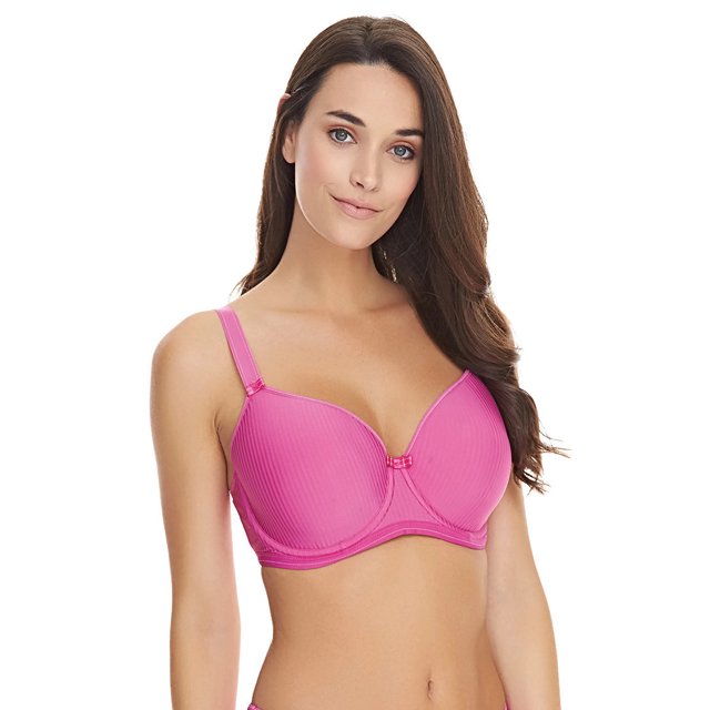 Freya Soutien-Gorge Balconnet Moulé Sans Coutures pour Femme, 36FF, Rose Flambé