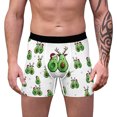 thumbnail image 1 of FAROOT Men? s Underpants Cartoon Patterns Print Middle Waist Boxer Briefs, 1 of 7