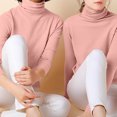 thumbnail image 1 of DPTALR Blouse pour Femmes à Col en R, Manches Longues, Coupe Ample, Couleur Unie, 1 of 5