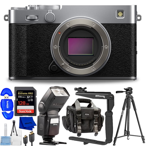 FUJIFILM X-E5 Appareil Photo Sans Miroir Boîtier (Argent) Ensemble 2