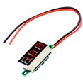 thumbnail image 2 of 0.36 inch LED Digital 2-line DC Voltage Table Red Blue Green DC4.5-30V Voltmeter, 2 of 11