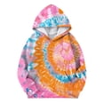 thumbnail image 3 of PMVFHDE Chandails à Col Rond Fille Chandail à Capuche Décontracté de Sport à Manches Longues avec Poche Imprimé Automne et Hiver Orange, 5-6 Ans, 3 of 3
