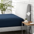 thumbnail image 5 of Bare Home 100% Cotton Flannel Fitted Sheet - Deep Pocket - King, Dark Blue, 5 of 5