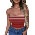 thumbnail image 1 of Tube Tops, Womens Printed Strapless Yoga Exercise Chest Wrap Pullover, 1 of 4