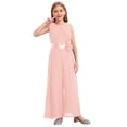 thumbnail image 1 of Sholeno Combinaisons Sans Manches pour Filles, Robe de Mariage Formelle en Chiffon, Combinaison de Danse Rose 16, 1 of 7