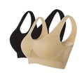 thumbnail image 1 of Timegard 2pc Sports Bras for Women Plus Size Full Coverage No Underwire High Support Breathable Athletic Bra, 1 of 4