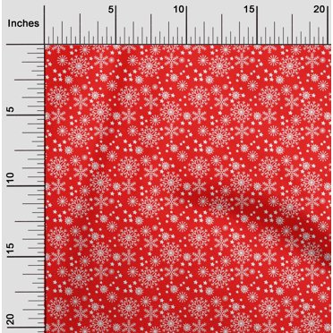 oneOone Velvet Red Fabric Merry Christmas Craft Projects Decor Fabric Printed By The Yard 58 Inch Wide