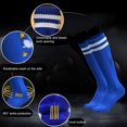 thumbnail image 2 of Baohd Comfortable And Convenient Mens Athletic Socks For Hockey And Football Modern black stripes 1Set, 2 of 6
