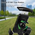 thumbnail image 3 of Motorcycle Phone Mount 360° Rotatable Bike Phone Holder Handlebar Cell Phone Cradle for 4-7 Inch Cellphones, 3 of 9
