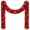 Red, variant on Party Decorations 16.4 Ft Christmas Prelit Garland with Lights Battery Operated 50 Led Hanging Garland with Light Xmas Foil Garland for Tree Wedding Decoration Party Decorations