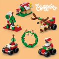 thumbnail image 3 of 6 In 1 Christmas Train Building Blocks, Assembly Shapes Toys For Children, Educational Toys, DIY Assembly Model, Christmas Gift, 3 of 5