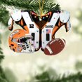 thumbnail image 2 of Cadeau d'Ornement de Voiture avec Casque Chic Pendentif de Football Robuste, 2 of 4