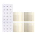 thumbnail image 3 of Sewing Thread Holder Wall Mount Shelf Sewing Thread Organizer for Braid Knitting White 60.5cmx22cm, 3 of 8