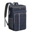 thumbnail image 1 of Retro Checkerboard Cooler Backpack - 20L High-Capacity Insulated Lunch Bag for Camping, Hiking & Outdoor Fun, 1 of 5