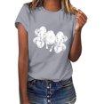 thumbnail image 1 of TopLLC St. Patrick's Day Patricks Day Chemises pour Femmes Hauts de Sarrau St Patricks Day Mode pour Dames St. Imprimé Manches Courtes Col Rond Chemise Femme Décontractée Ample, 1 of 4