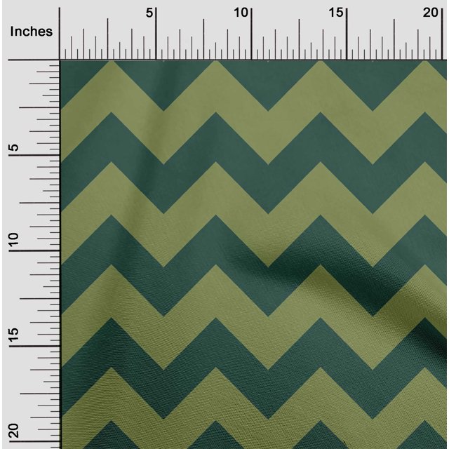 oneOone Polyester Lycra Fabric Chevron Geometric Print Fabric BTY 56 Inch Wide