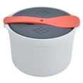 thumbnail image 2 of Cuiseur à Riz pour Micro-Ondes, Cuiseur à Riz pour Micro-Ondes Fonctionnement Simple pour Micro-Ondes pour Cuisine Orange, 2 of 8