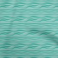 thumbnail image 1 of oneOone Rayon Sea Green Fabric Abstract Stripe Sewing Craft Projects Fabric Prints By Yard 56 Inch Wide, 1 of 5