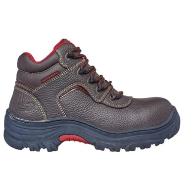 SKECHERS WORK Women's Burgin - Coralrow Composite Toe Work Boot Brown - 77288-BRN