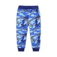 thumbnail image 1 of WEIYLL Pantalons Garçons Imprimés Mode avec Poches Bleu Ample Taille 3-4 Ans, 1 of 3