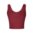 thumbnail image 4 of Yuyuzo Women's Tank Tops Sleeveless Crop Tops Square Neck Ribbed Knit Workout Casual Basic Shirts, 4 of 6