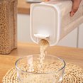 thumbnail image 4 of yulier Tall Clear Spaghetti Pasta Container with Lid, Airtight Food Storage Containers for Pantry Organization and Storage, Kitchen Cereal Noodle Canisters, 4 of 7