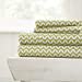 thumbnail image 3 of Linen Market 4 Piece Sheet Set Patterned, California King, Puffed Chevron Sage, 3 of 5