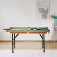 thumbnail image 2 of Soozier 55" Portable Mini Billiard Table, Foldable Pool Table, Green, 2 of 10