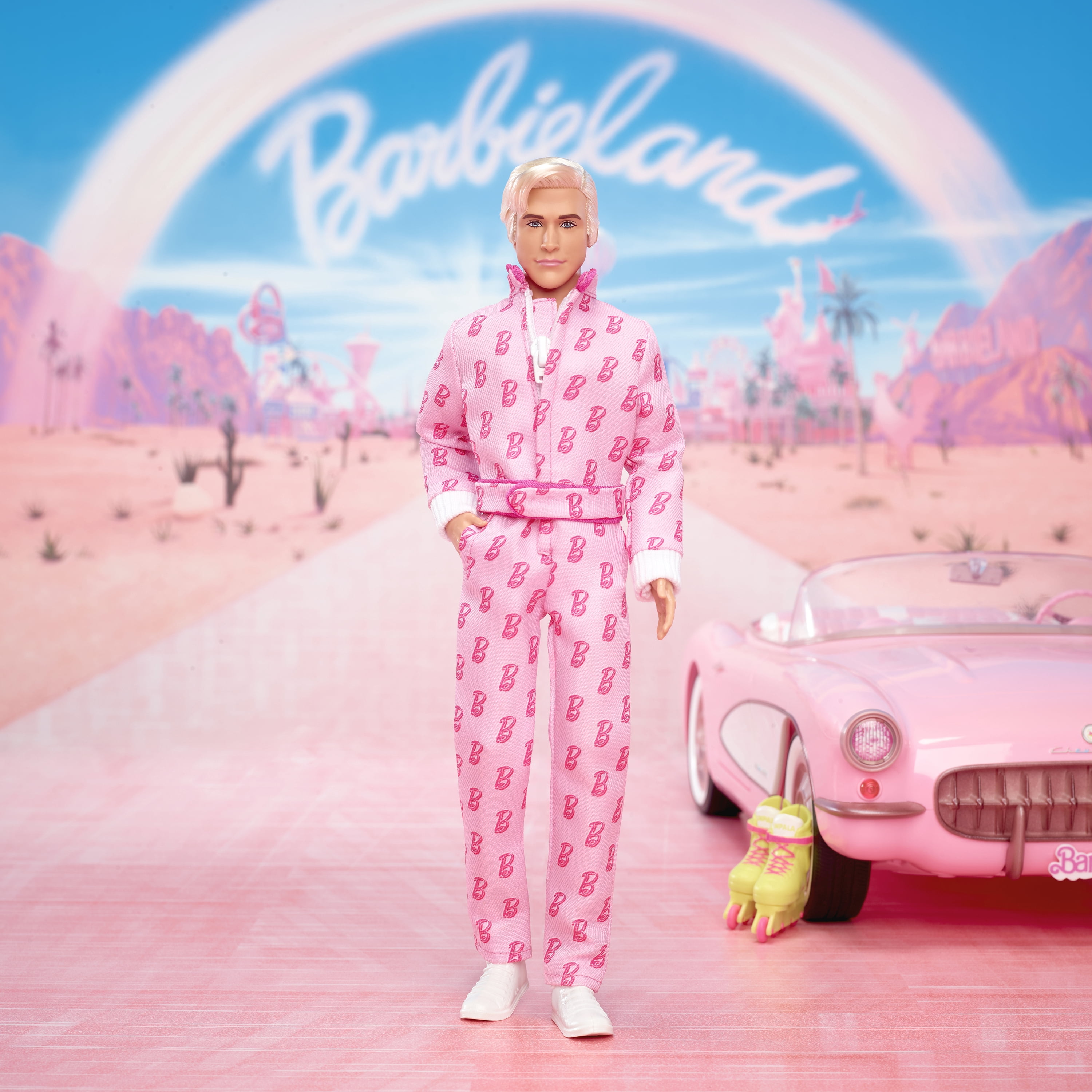 Barbie-Poupée Ken-poupée inspirée du film avec combinaison rose