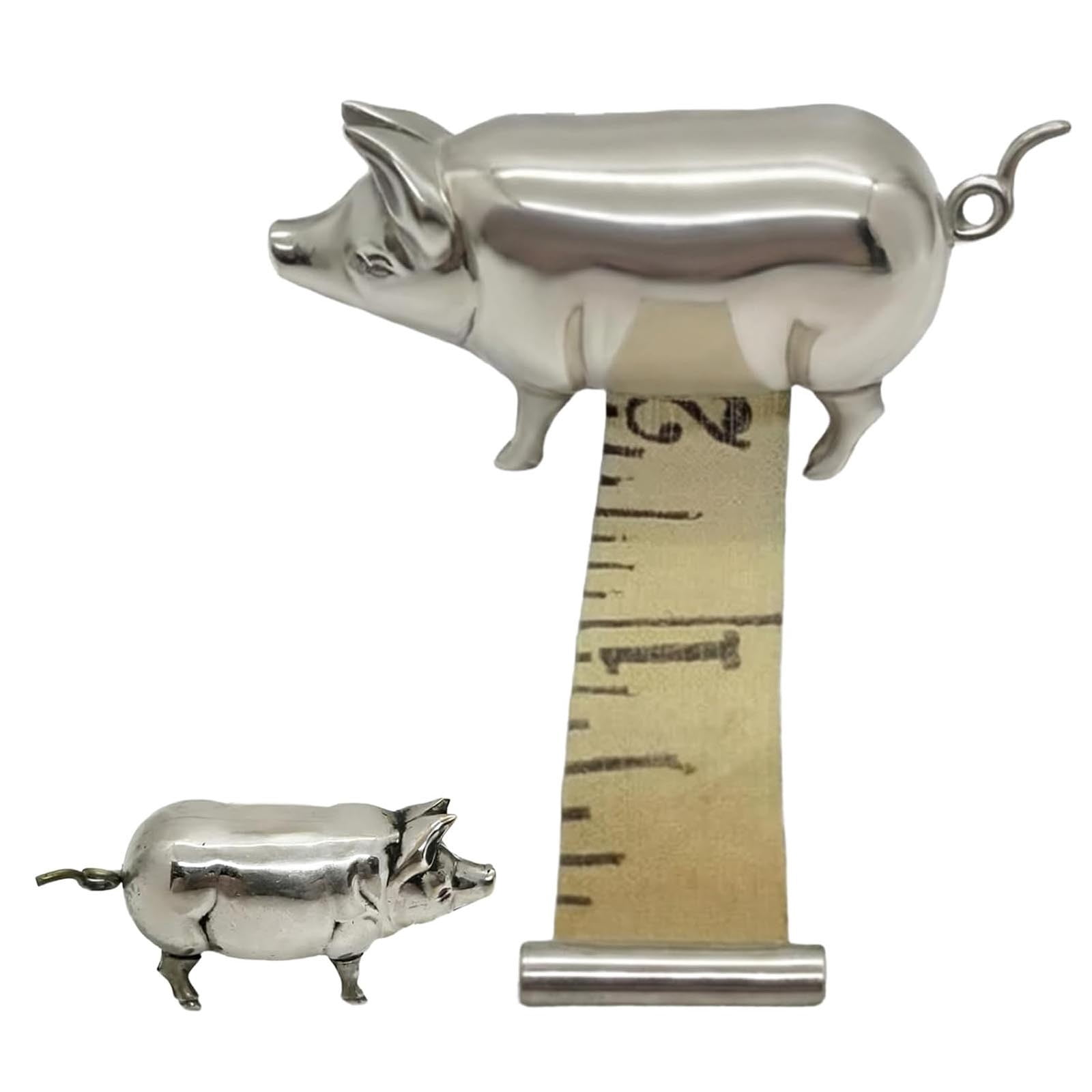 Apmemiss Clearance Antique-Inspired Pig Mini Tape Measure