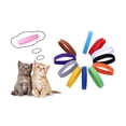 thumbnail image 2 of OULII 15 Pcs Collier pour Animal Ajustable en Molleton Couleurs Assorties Accessoires pour Chien pour Suivi de la Croissance, 2 of 4