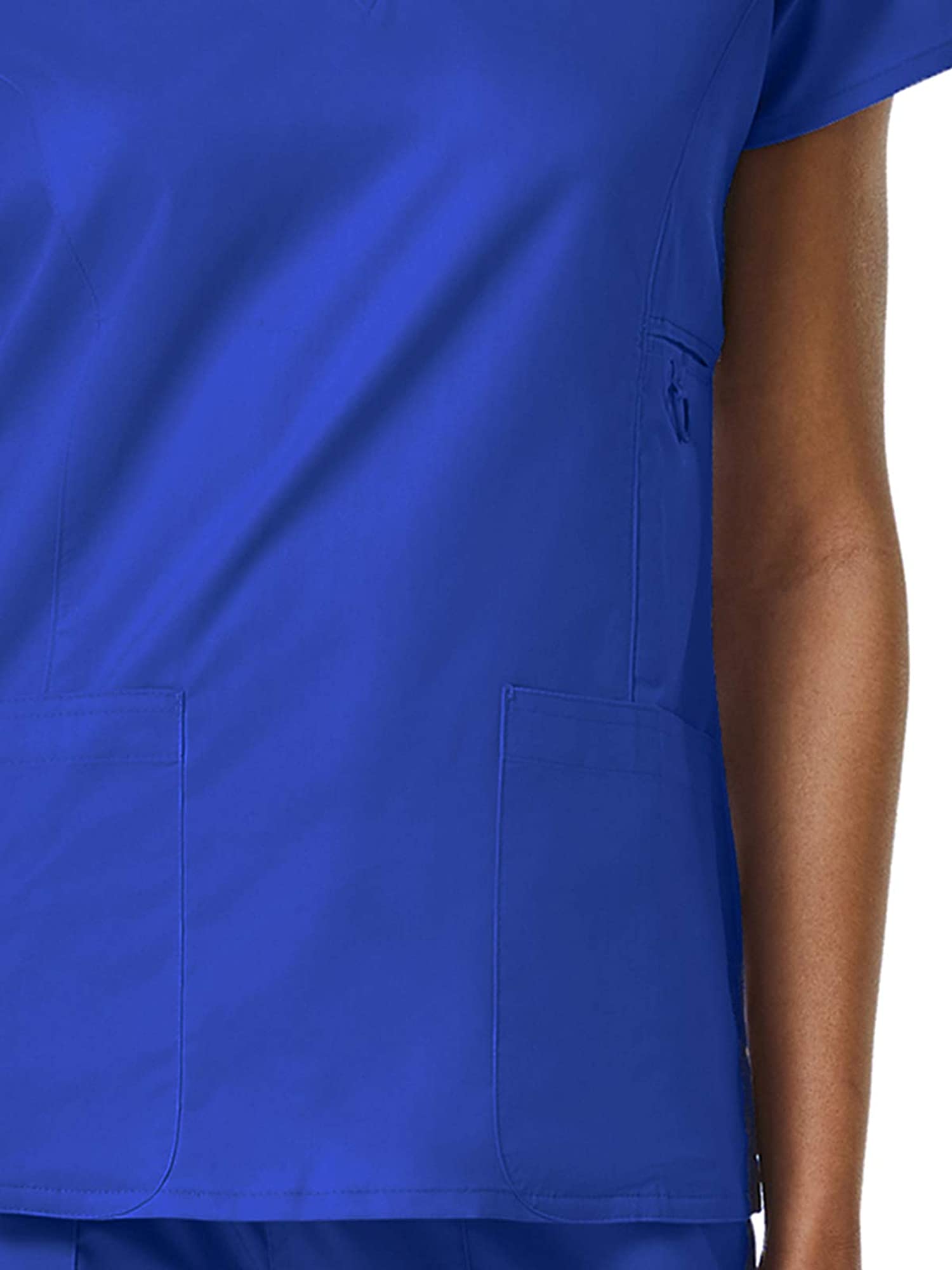 EON Women's COOLMAX V-Neck Solid Scrub Top