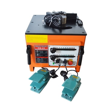 INTBUYING Rb-25 Cintreuse Électrique pour Barres d'Armature, Machine de Pliage de Bureau 110V 1700W