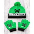 thumbnail image 3 of Minecraft Boys Black Beanie Hat, 3 of 6