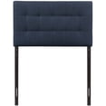 thumbnail image 2 of Lily Twin Upholstered Fabric Headboard - Navy, 2 of 4